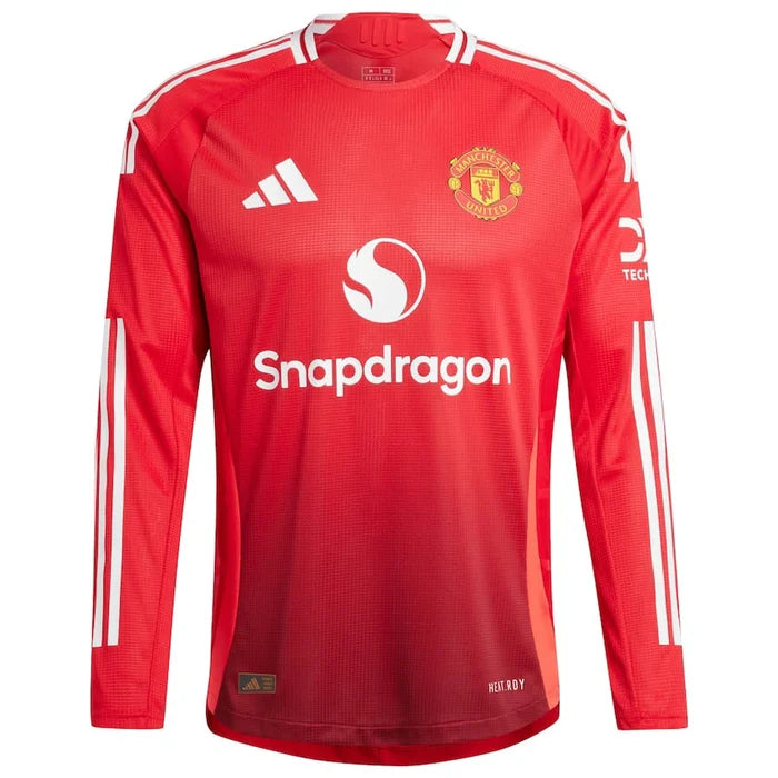 Camisa Manchester unietd Home manga longa 24/25 Adidas - Versão torcedor lançamento