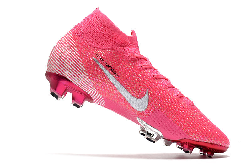 Chuteira Nike Mercurial Superfly 7 Elite Mbapp- Rosa FG - My Store