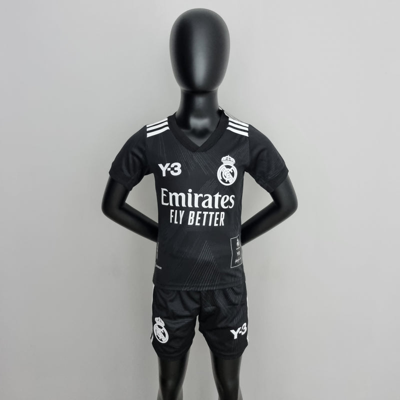 Kit Infantil Real Madrid Edição Especial Y3 Preta 22/23 - My Store