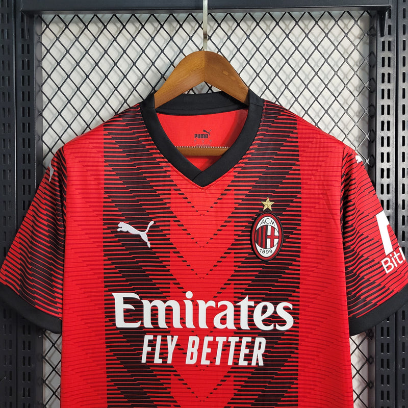 Camisa Milan Home 23/24 - Puma Torcedor Masculina - Lançamento - My Store