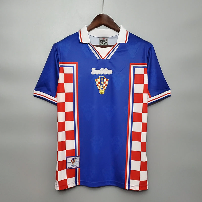 Camisa Croácia Reserva 1998 - Versão Retro - My Store