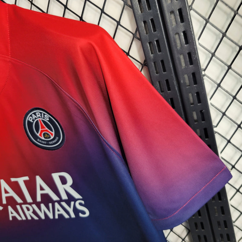 Camisa PSG Treino Vermelha e Azul 23/24 Torcedor - My Store