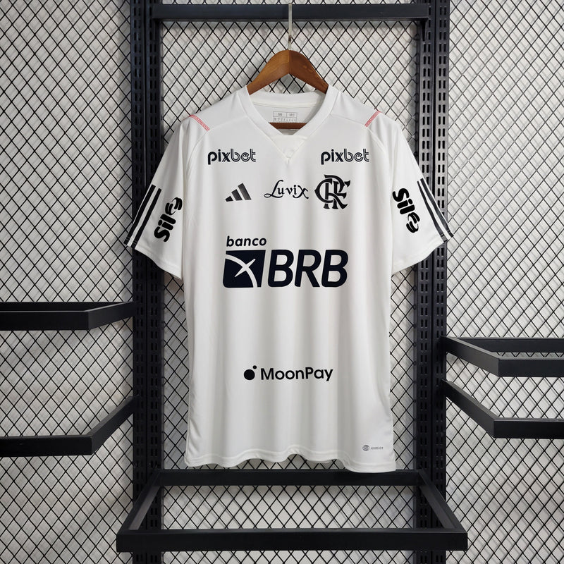 Camisa Flamengo Treino branca 23/24 - Full patrocínios - My Store