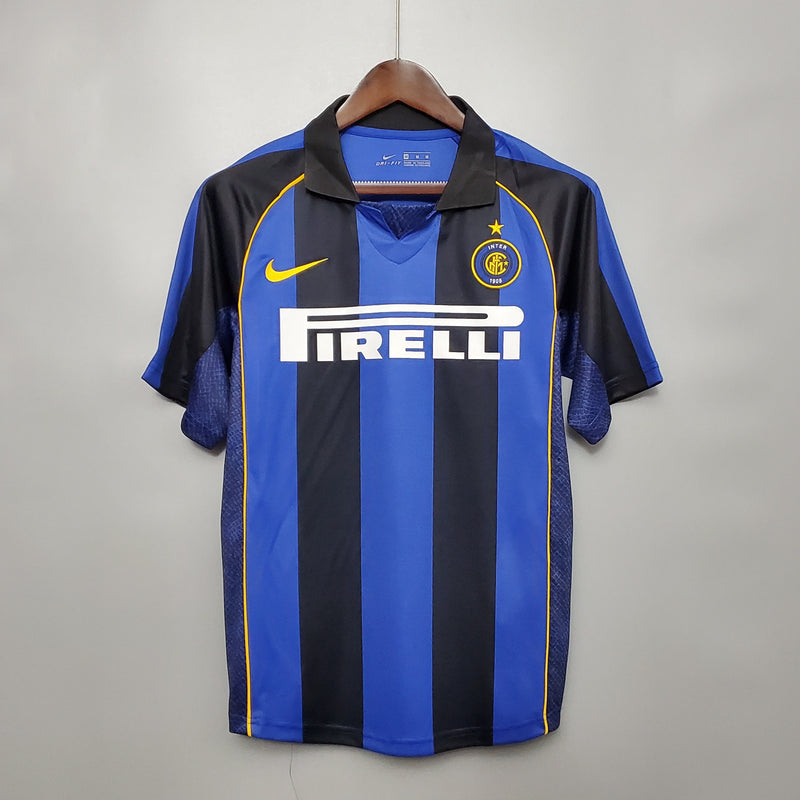 Camisa Inter de Milão Titular 01/02 - Versão Retro - My Store