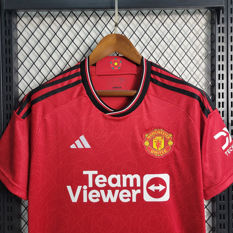 Camisa Manchester United Home 23/24 - Adidas Torcedor Masculina - Lançamento - My Store