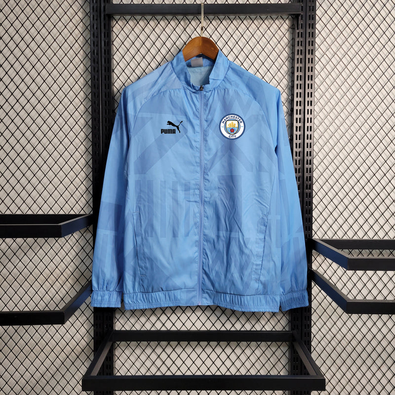 Jaqueta Corta Vento Manchester City 23/24 - Azul - My Store