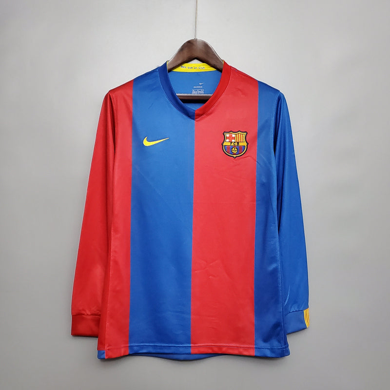 Camisa Barcelona Titular 06/07 - Versão Retro Manga Comprida - My Store