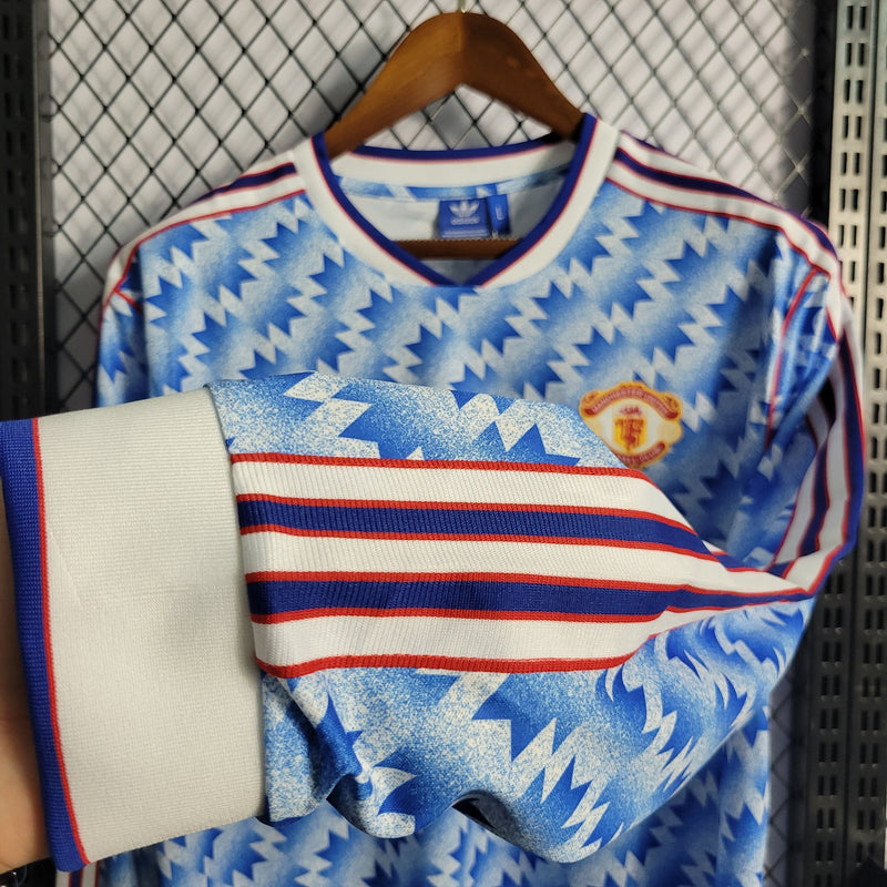 Camisa Manchester United Reserva 90/92 - Versão Retro Manga Comprida - My Store