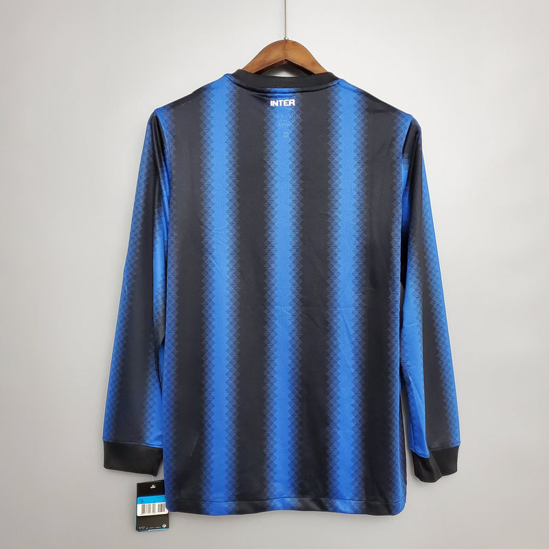 Camisa Inter de Milão Titular 10/11 - Versão Retro Manga Comprida - My Store