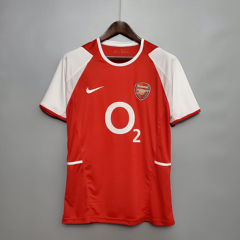 Camisa Arsenal Titular 02/04 - Versão Retro - My Store