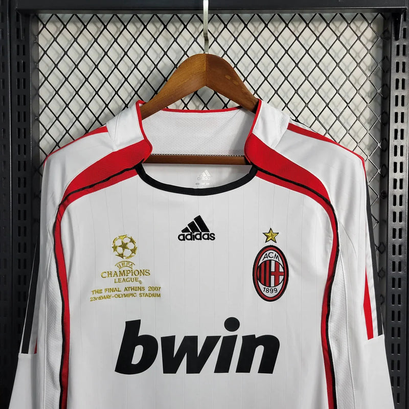 Camisa Milan 06/07 manga longa -  Versão Retro