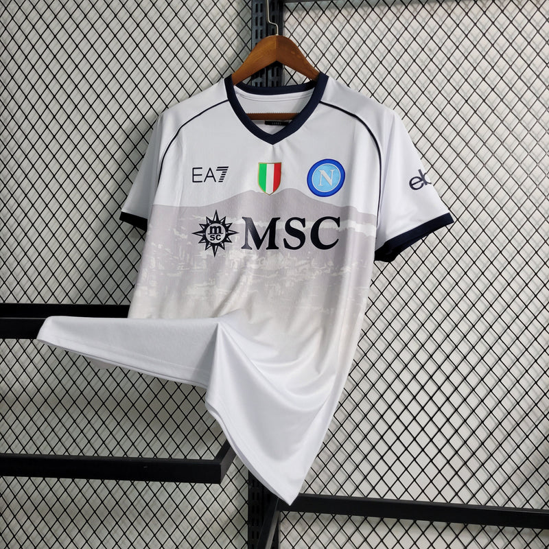 Camisa Napoli Away 23/24 EA7 Torcedor Masculina - My Store