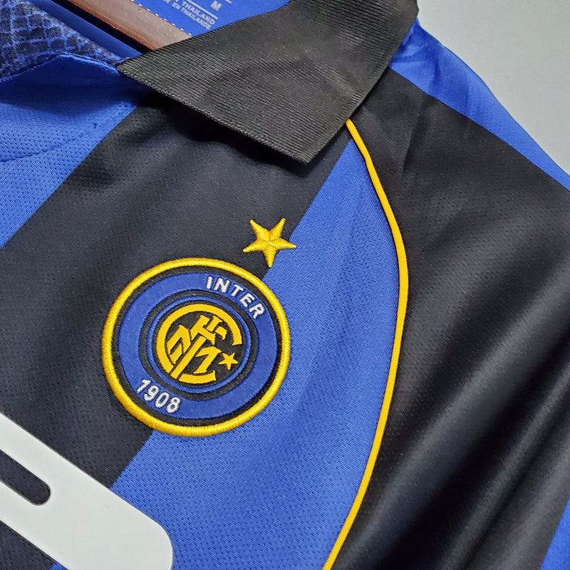 Camisa Inter de Milão Titular 01/02 - Versão Retro - My Store