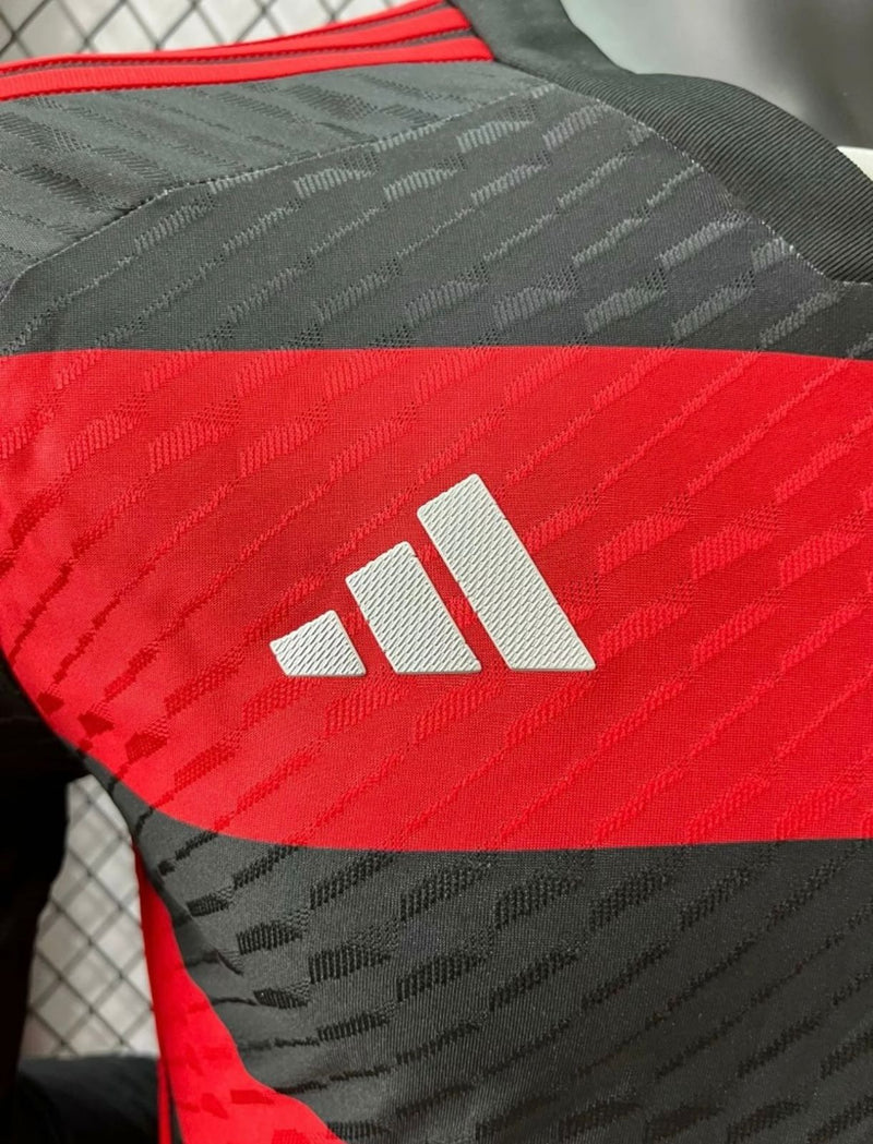 Camisa Flamengo + Patrocínio manga longa  24/25 Adidas - Versão jogador lançamento