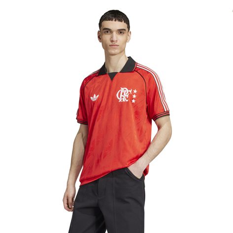 Camisa Flamengo Lifestyler  24/25 - Adidas Torcedor Masculina - Lançamento