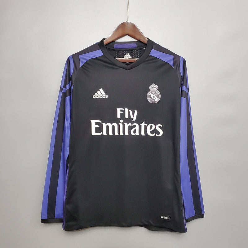 Camisa Real Madrid III 15/16 - Versão Retro Manga Comprida - My Store