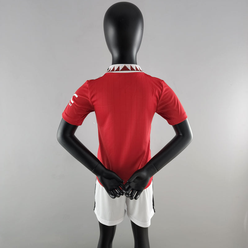 Kit Infantil Manchester United Titular 22/23 - My Store