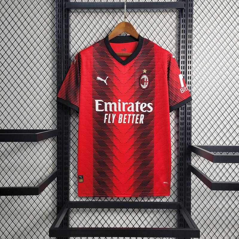 Camisa Milan Home 23/24 - Puma Torcedor Masculina - Lançamento - My Store