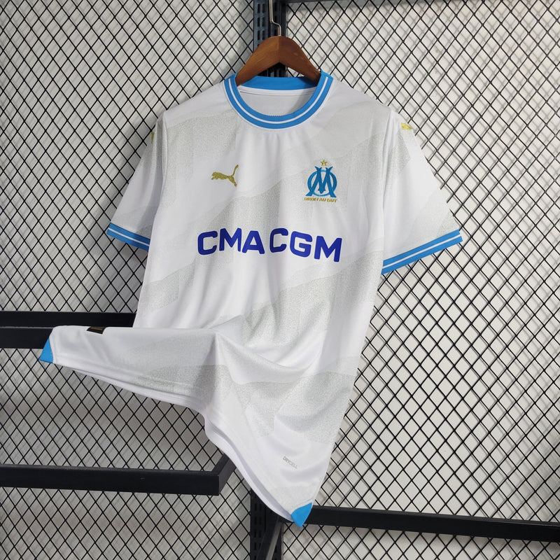 Camisa Olympique de Marseille Home 23/24 - Puma Torcedor Masculina - My Store