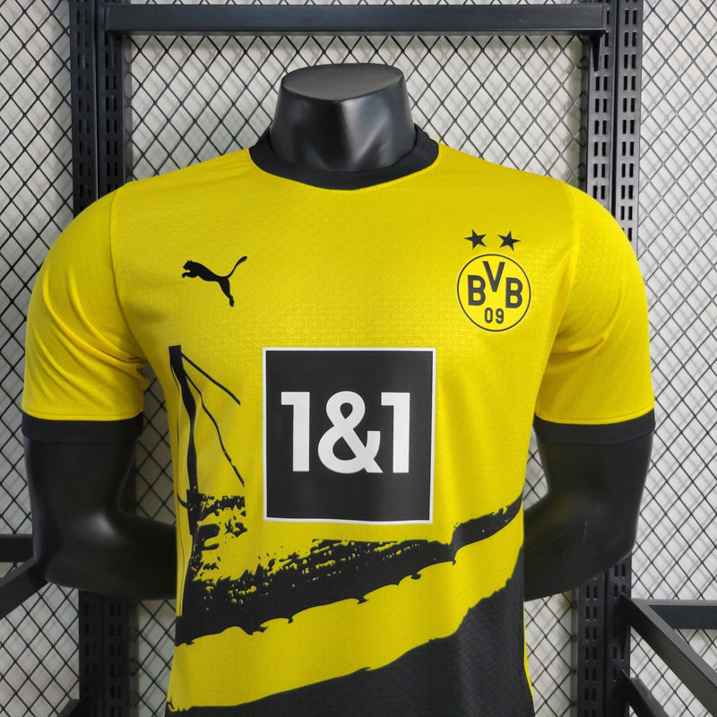 Camisa Borussia Dortmund Home 23/24 - Puma Jogador Masculina - My Store