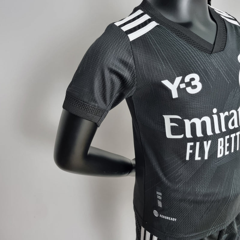 Kit Infantil Real Madrid Edição Especial Y3 Preta 22/23 - My Store