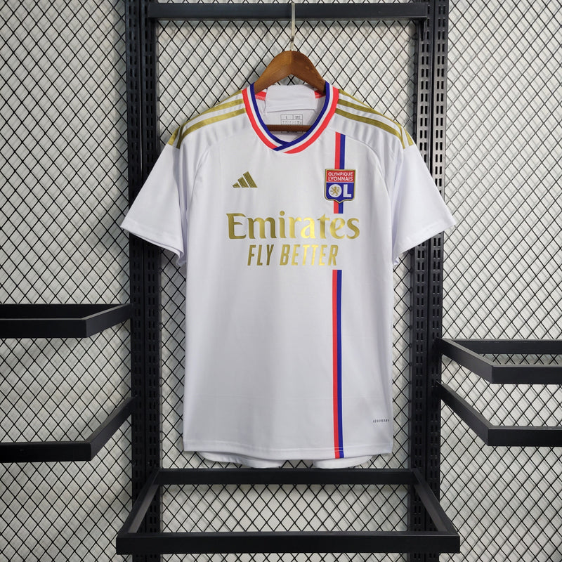 Camisa Lyon Home 23/24 - Adidas Torcedor Masculina - Lançamento - My Store