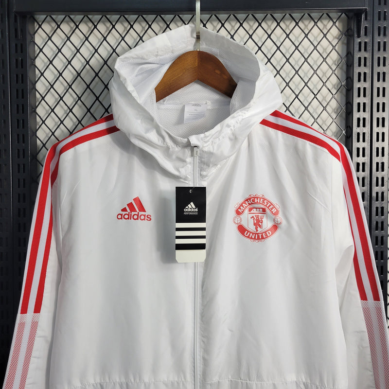 Jaqueta Corta Vento Manchester United 23/24 - Branca - My Store