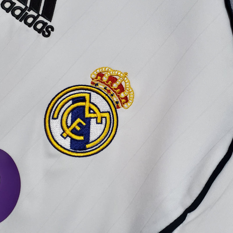 Camisa Real Madrid Titular 06/07 - Versão Retro Manga Comprida - My Store