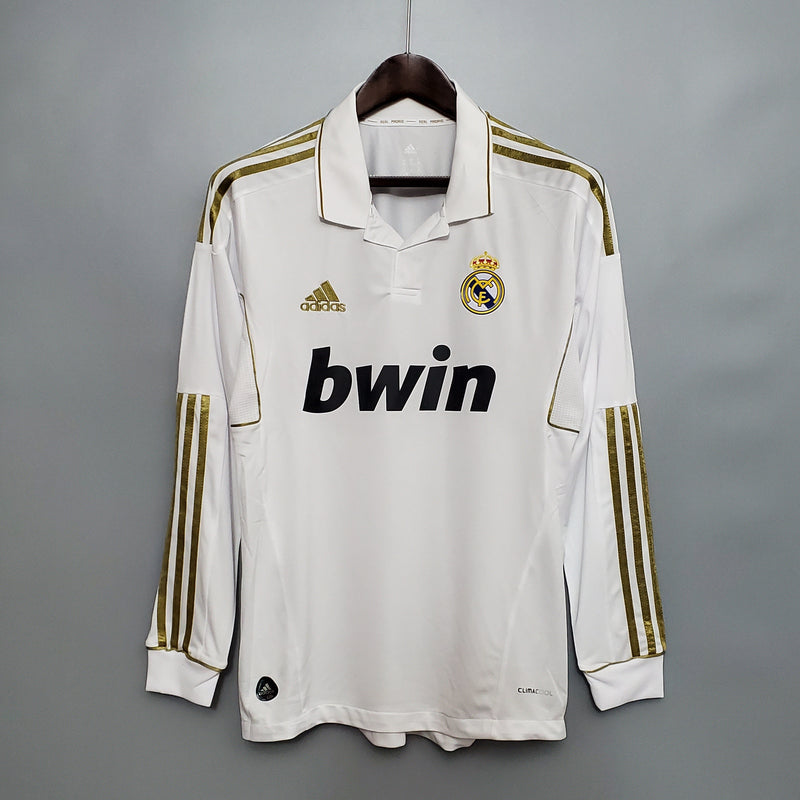 Camisa Real Madrid Titular 11/12 - Versão Retro Manga Comprida - My Store