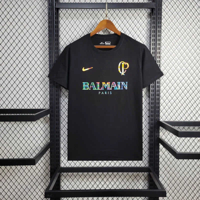 Camisa Corinthians  Edição Especial balmain Preta 24/25 - Nike Torcedor Masculina - lançamento