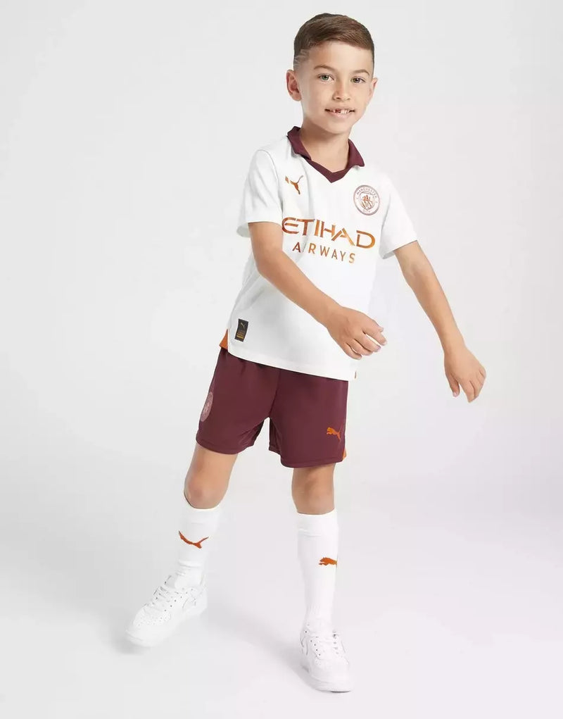 Kit Infantil Manchester City Away 23/24