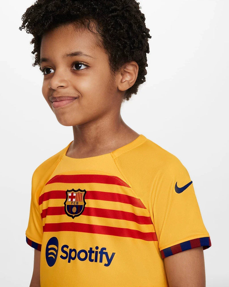 Kit Infantil Barcelona Quarta Camisa 23/24