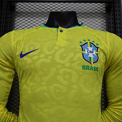 Camisa Brasil manga longa  22/23 Nike - Versão jogador lançamento