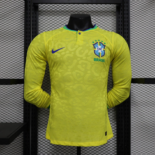 Camisa Brasil manga longa  22/23 Nike - Versão jogador lançamento